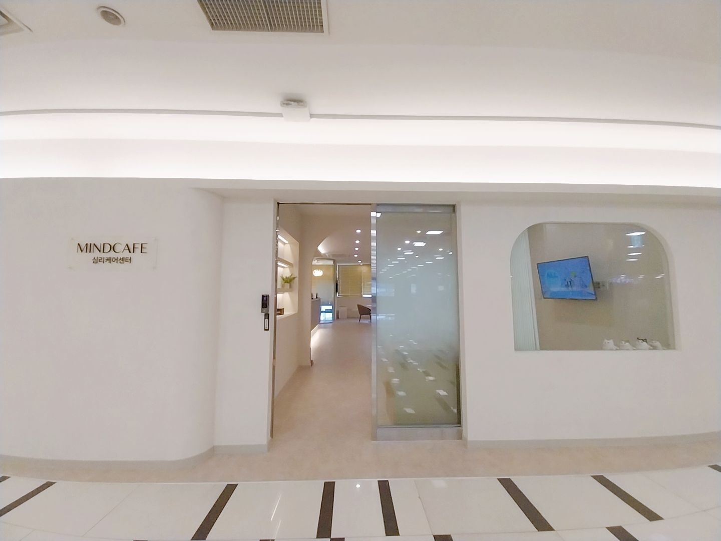 마인드카페 부산연제센터 리셉션 전경