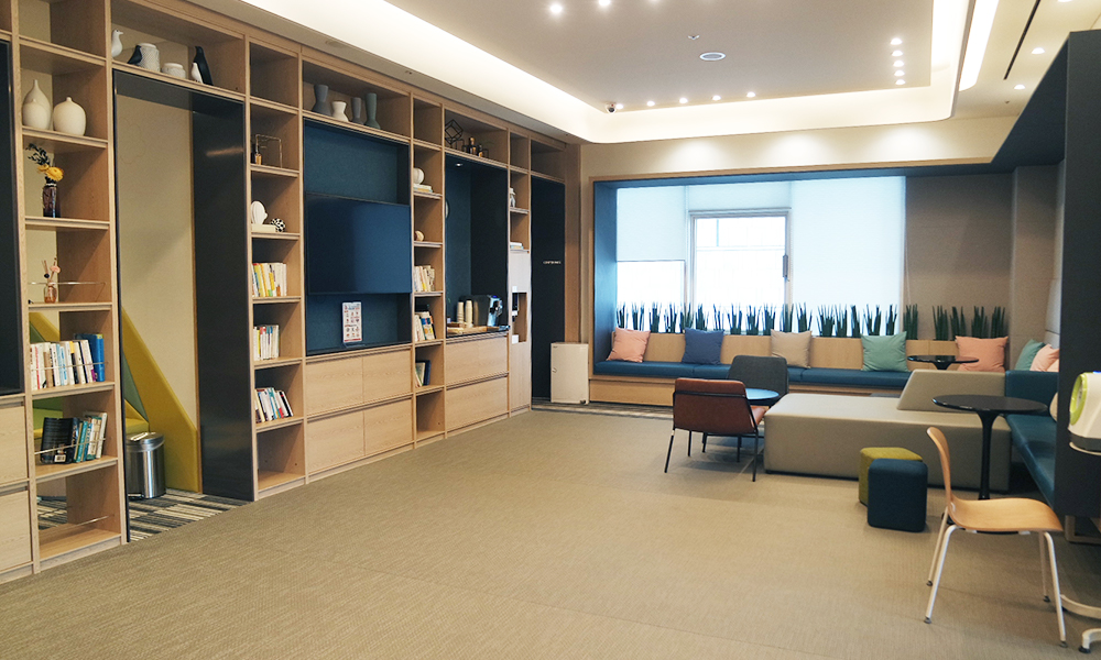 마인드카페 분당센터 리셉션 전경