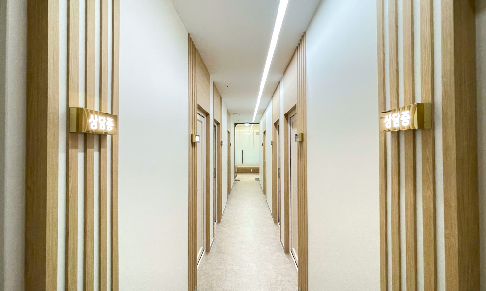 마인드카페 강서센터 리셉션 전경