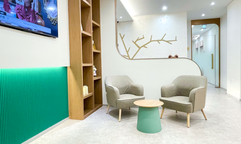 마인드카페 강서센터 리셉션 전경