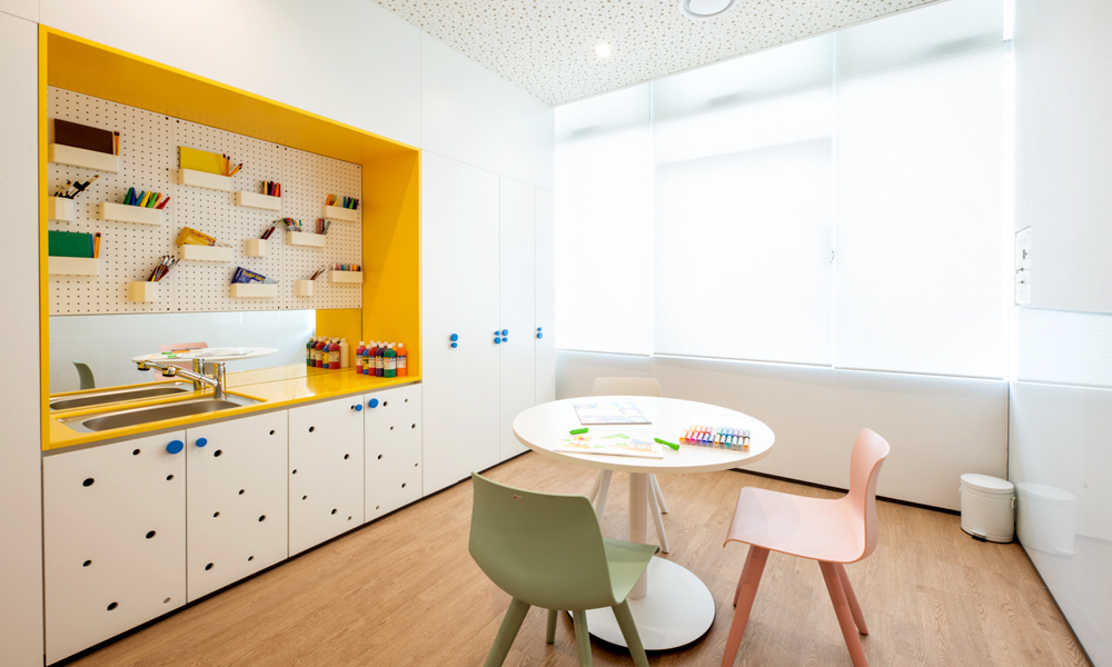 마인드카페 분당센터 리셉션 전경