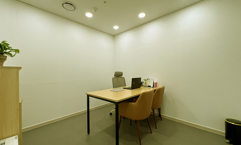 마인드카페 강남삼성센터 리셉션 전경