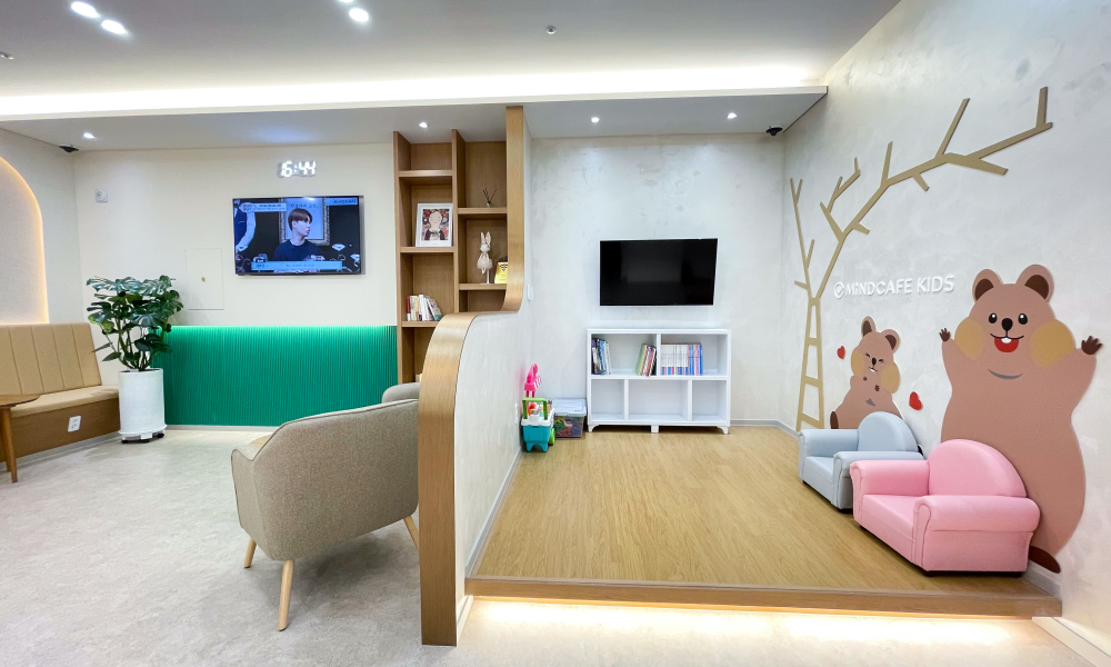 마인드카페 강서센터 리셉션 전경