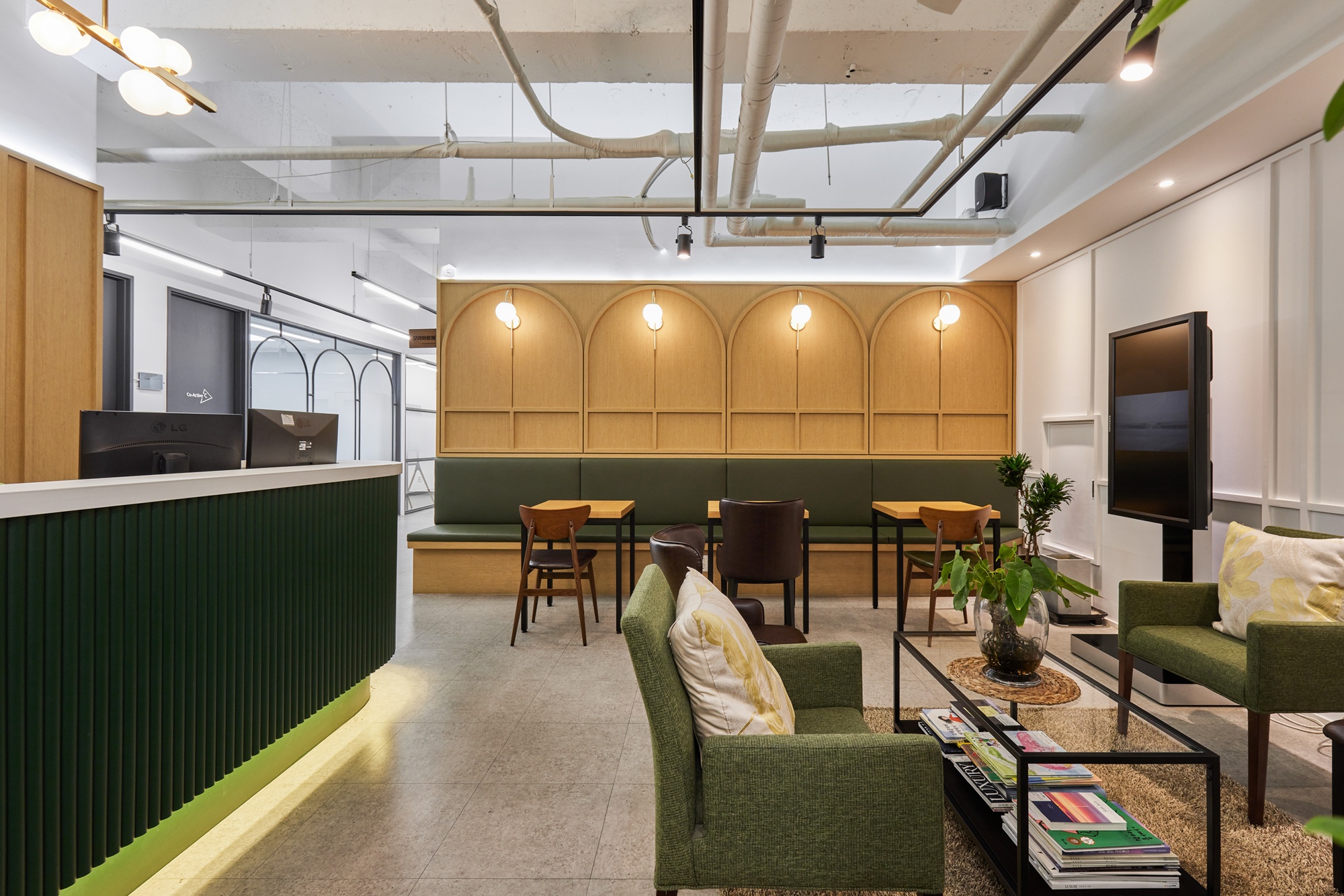 마인드카페 강남신논현밝음센터 리셉션 전경