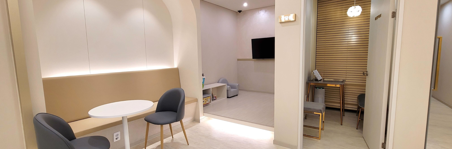 마인드카페 동탄센터 리셉션 전경