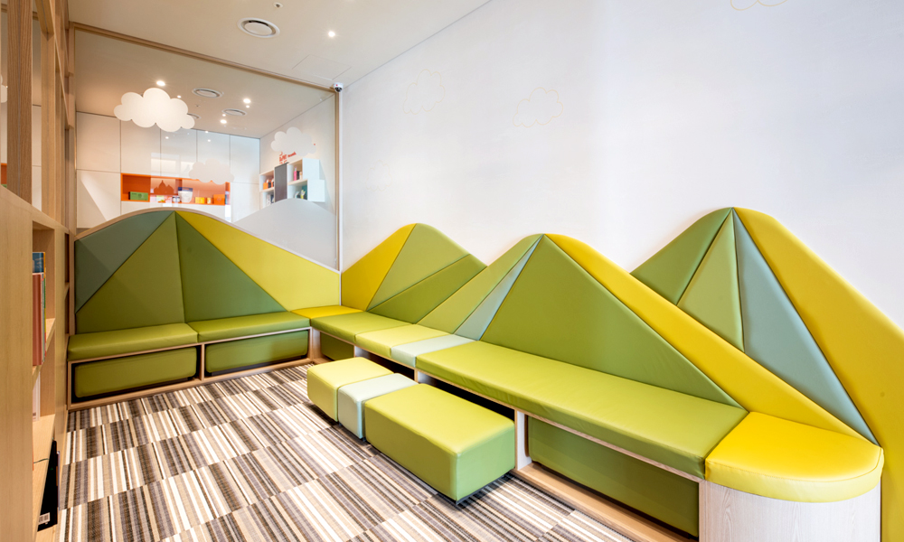 마인드카페 분당센터 리셉션 전경