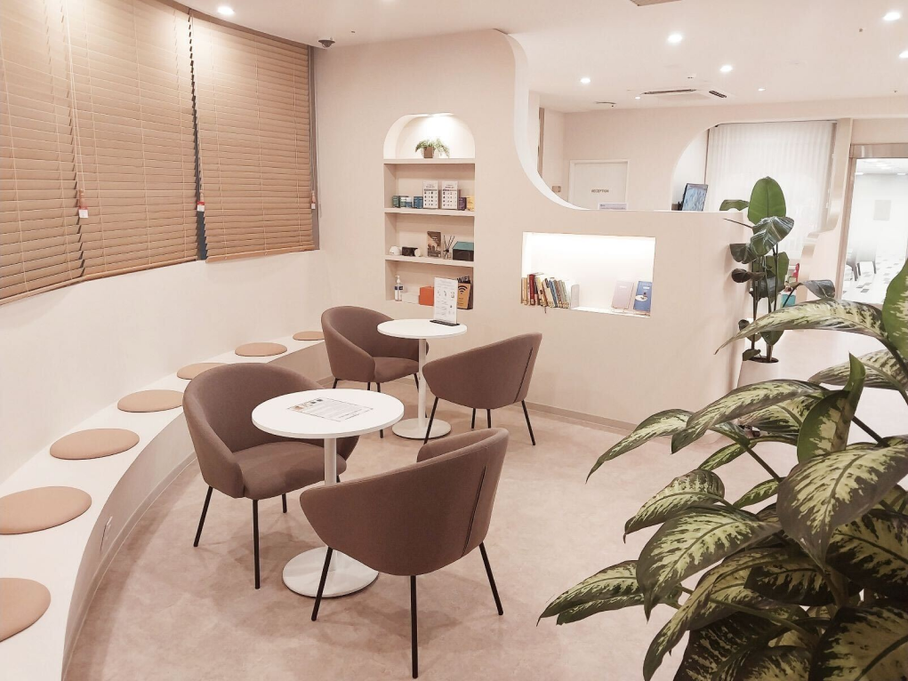 마인드카페 분당센터 리셉션 전경