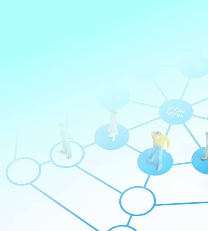 조직 구성원 네트워크를 상징하는 일러스트